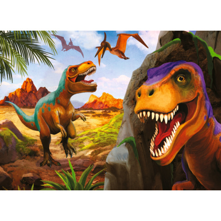 TREFL Puzzle Svět dinosaurů: Tyrannosaurus rex 20 dílků 152894