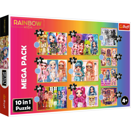 TREFL Puzzle Rainbow High MEGA PACK 10v1 152907