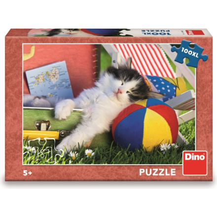 DINO Puzzle Kotě odpočívá XL 100 dílků 153129