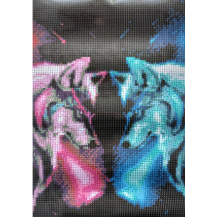 Norimpex Diamantové malování Vlčí pohled 30x40cm 153151