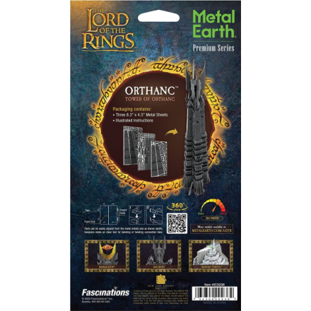 METAL EARTH 3D puzzle Pán prstenů: Orthanc (ICONX) 153187