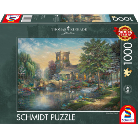 SCHMIDT Puzzle Kaplička ve vrbovém lese 1000 dílků 153291