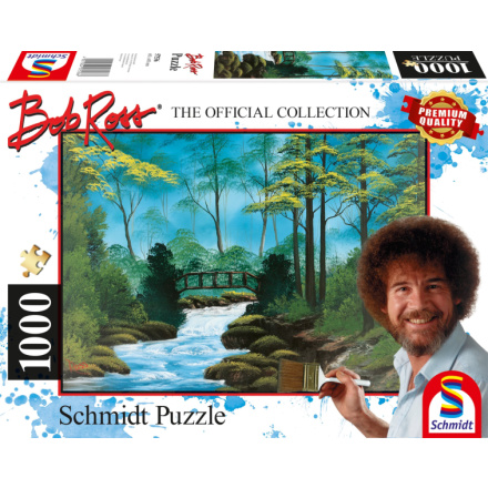 SCHMIDT Puzzle Bob Ross: Osamělý most 1000 dílků 153301