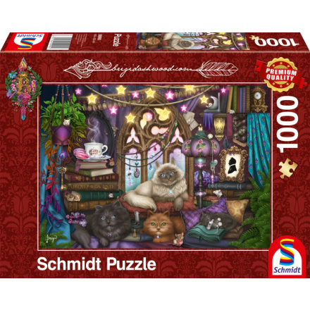 SCHMIDT Puzzle Kočky a pohovka 1000 dílků 153326