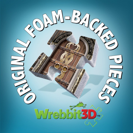 WREBBIT 3D puzzle Pán prstenů: Zlatá síň Edoras 445 dílků 153498