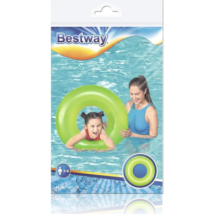 BESTWAY Nafukovací kruh 76cm zelený 153645