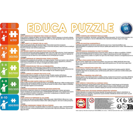 EDUCA Puzzle Mezi živly 2x48 dílků 155035