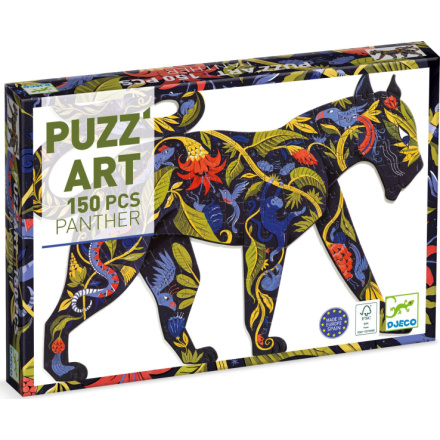 DJECO Obrysové puzzle Panter 150 dílků 155148