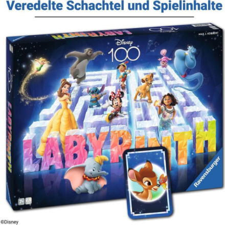 RAVENSBURGER Hra Labyrinth Disney 100. výročí 155353