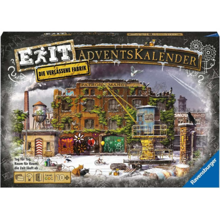 RAVENSBURGER EXIT Úniková hra - Adventní kalendář: Opuštěná továrna 155381