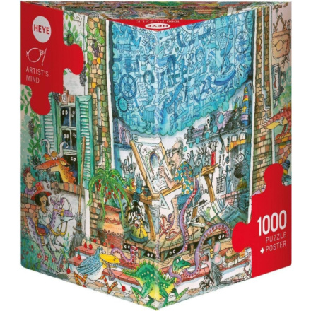 HEYE Puzzle Umělcova mysl 1000 dílků 155518