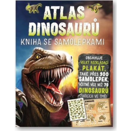 Svojtka & Co. Atlas dinosaurů Kniha se samolepkami 155563