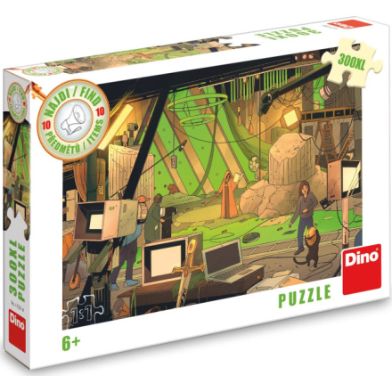 DINO Puzzle Najdi 10 předmětů: Film XL 300 dílků 155627