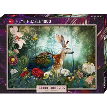 HEYE Puzzle Fauna Fantasies: Zajdalen 1000 dílků 155675