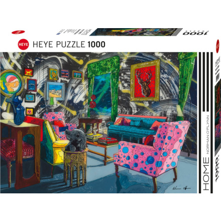 HEYE Puzzle Home: Pokoj s jelenem 1000 dílků 155683