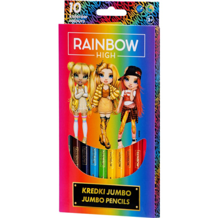 ASTRA Pastelky Rainbow High JUMBO 10ks 155755