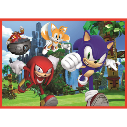 TREFL Puzzle Sonic: Dobrodružná jízda 4v1 (35,48,54,70 dílků) 155979