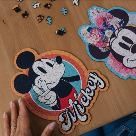 TREFL Wood Craft Origin puzzle Mickey Mouse Retro 160 dílků 156004