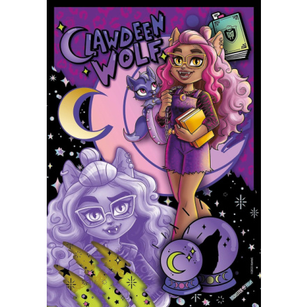 CLEMENTONI Puzzle Monster High: Clawdeen Wolf 150 dílků 156097