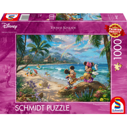 SCHMIDT Puzzle Minnie a Mickey na Hawaii 1000 dílků 156143