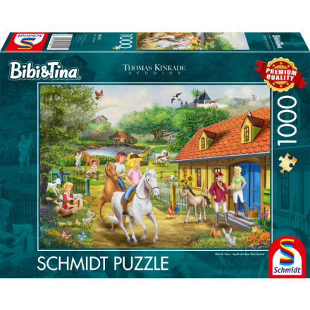 SCHMIDT Puzzle Bibi a Tina: Martinova farma 1000 dílků 156146