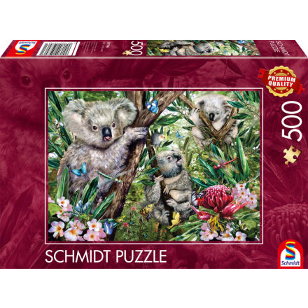 SCHMIDT Puzzle Koalí rodinka 500 dílků 156147