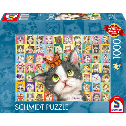 SCHMIDT Puzzle Kočičí výrazy 1000 dílků 156149