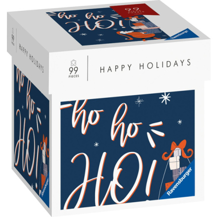 RAVENSBURGER Puzzle Happy Holidays: Ho Ho Ho! 99 dílků 156178