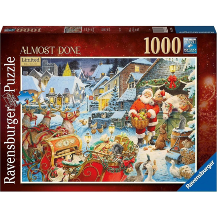 RAVENSBURGER Puzzle Téměř hotovo 1000 dílků 156185