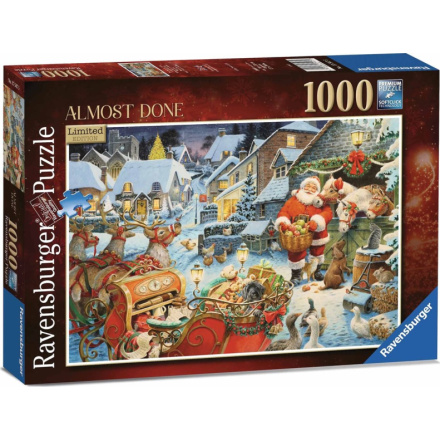 RAVENSBURGER Puzzle Téměř hotovo 1000 dílků 156185