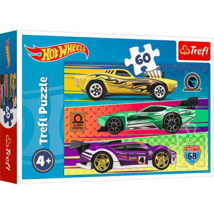 TREFL Puzzle Hot Wheels: Závod 60 dílků 156283