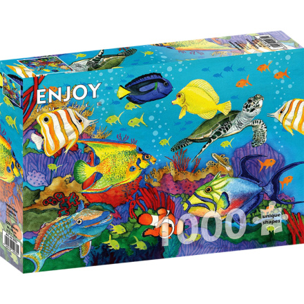 ENJOY Puzzle Podmořská duha 1000 dílků 156401