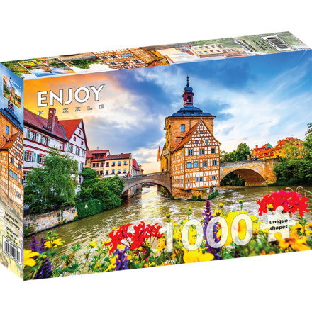 ENJOY Puzzle Staré město Bamberg, Německo 1000 dílků 156491