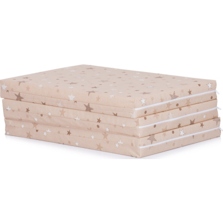 CHIPOLINO Skládací matrace 120x60 cm Humus,beige stars 156646