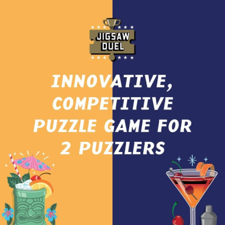 RIDLEY'S GAMES Puzzle Duel Koktejlový souboj: Piňa Colada vs Manhattan 2x70 dílků 156788