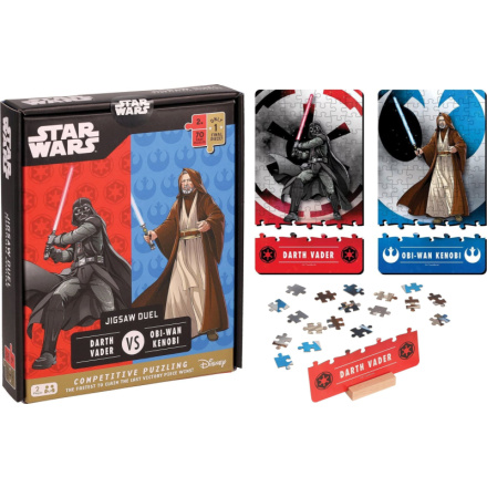 RIDLEY'S GAMES Puzzle Duel Star Wars: Darth Vader vs Obi-Wan Kenobi 2x70 dílků 156790