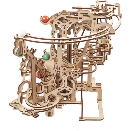 UGEARS 3D puzzle Kuličková dráha Marble Run: Chain Hoist 400 dílků 156835