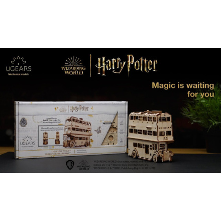 UGEARS 3D puzzle Harry Potter: Záchranný kouzelnický autobus 268 dílků 156844