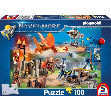 SCHMIDT Puzzle Playmobil Novelmore: Kolbiště 100 dílků 156864