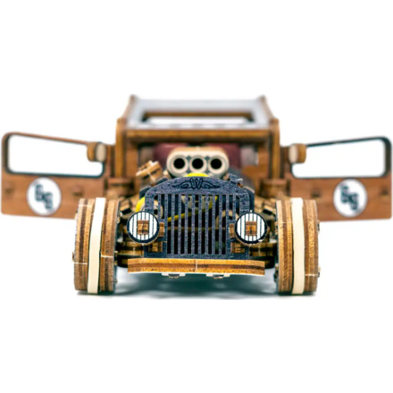 WOODEN CITY 3D puzzle Automobil Hot Rod Limitovaná edice 142 dílů 157258