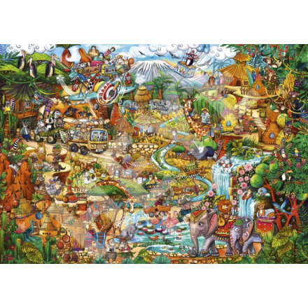 HEYE Puzzle Exotické safari 2000 dílků 157320