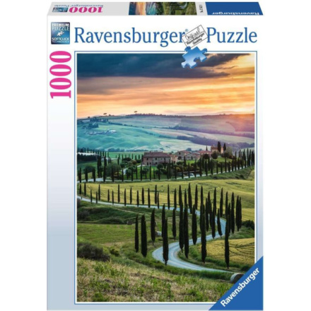 RAVENSBURGER Puzzle Val d'Orcia, Toskánsko 1000 dílků 157923