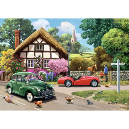 RAVENSBURGER Puzzle Projížďka venkovskou krajinou 1000 dílků 157940