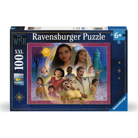 RAVENSBURGER Puzzle Přání: Oblíbení hrdinové XXL 100 dílků 157969