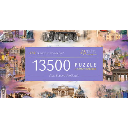 TREFL Puzzle UFT Města za oblaky 13500 dílků 158185