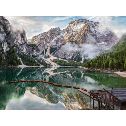 RAVENSBURGER Puzzle Lago di Braies, Itálie 1500 dílků 158188