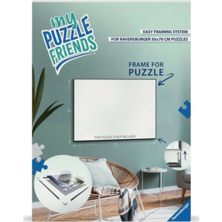 RAVENSBURGER Rám na puzzle My Puzzle Friends 70x50cm - černý 158192