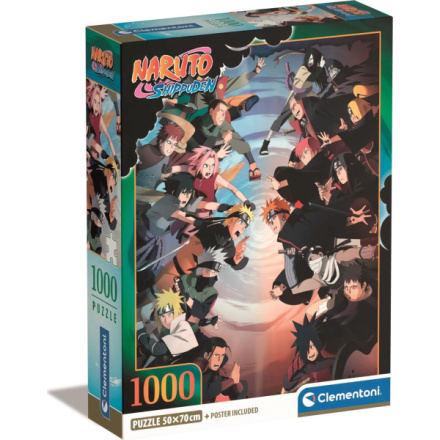 CLEMENTONI Puzzle Naruto: Budeme bojovat 1000 dílků 158275