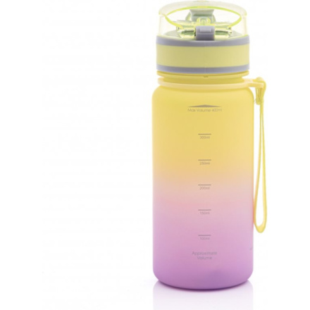 ASTRA Zdravá láhev na vodu Aqua Pure 400 ml fialovo-žlutá 158470