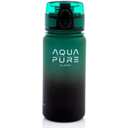 ASTRA Zdravá láhev na vodu Aqua Pure 400 ml černo-zelená 158473